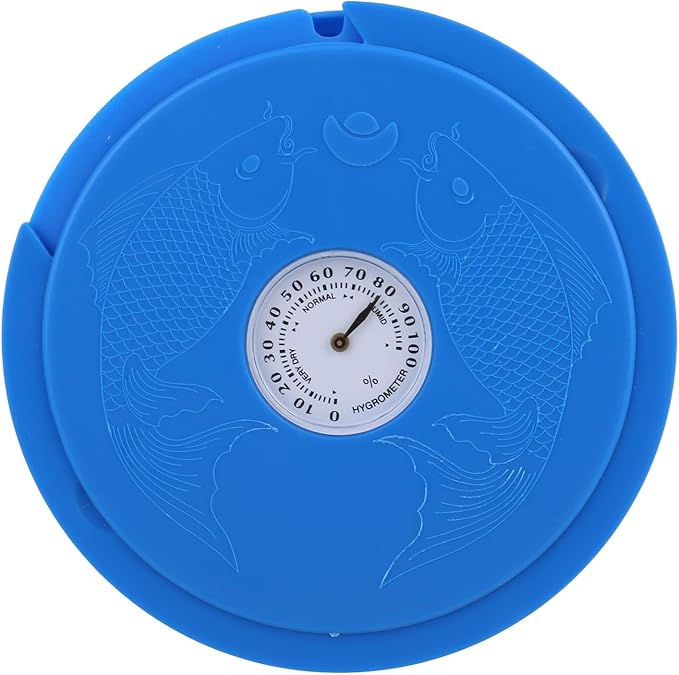 Guitar Humidifier Anti Drying, Acoustic Guitar Sound Hole Humidifier with Hygrometer, Precise Humidity Measurement Tool for Wood Protection, Portable Guitar Care Accessory (Blue) - Image 2