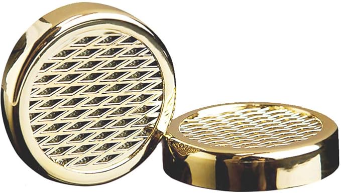 Cigar Humidifier - for Tobacco Moisturizing and Increased Humidity,Round and PVC Material, Gold Tone - Image 4