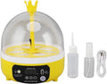 Mini Egg Incubator, 4 Egg Incubator Household Hatching Machine Automatic Temperature Humidity Control for Farm, Classroom, Home Use (Auto Turning) by Unknown