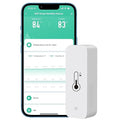 PHOVOLT WiFi Hygrometer Thermometer Sensor for Home, Indoor Outdoor Wireless Temperature Humidity Sensor Monitor with Remote App Notification Alert, Work with Tuya app, for Home Greenhouse (1-Pack) by PHOVOLT