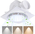 Bathroom Exhaust Fan with Light, 3000K/4500K/6000K Selectable, 110 CFM 1.0 Sones Bathroom Ventilation Fan, 8inch Exhaust Fans For Ceiling Mount with Efficient Air Circulation, Odor Elimination by yanliangvich