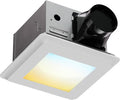 2 in 1 Bathroom Exhaust Fan with LED Light: 20W Ceiling Mount Ventilation Fan and Lamp Combo for Bathroom and Home, 80CFM, 120V, 1000LM, 5CCT Seletable, Dimmable & Wet Rated, ETL Certified by JULLISON