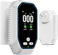5-in-1 Carbon Monoxide Detectors Plug in, Natural Gas Leak & Smoke Alarm with Temp/Humidity, Battery Backup, CO Detector with LCD Display, Propane Gas Monitor for Home Hotel Travel Camping RV by Veevvio