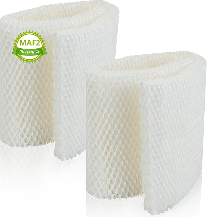 MAF2 Humidifier Wick Filter, MAF2 Super Wick Replacement Compatible with AIRCARE Essick Air Moist Air MA0800 MA0600 MA0601 and Kenmore 15408 17006 29706 29988 Humidifiers(2 Pack) by EVERSHOW