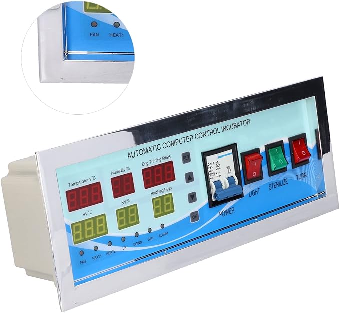 Egg Incubator Temperature Controller Thermostat, XM‑18G 110V Automatic Control System Poultry Egg Incubator Temperature Humidity Sensor Controller with Sensor Probe - Image 6