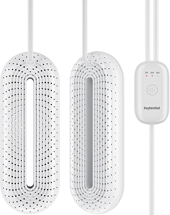 Electric Boot Dryer, Shoe Warmer with IC Controller, Footwear Travel Dryers Silent with 3/6/9 Hours Timer by Joytential