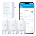 GoveeLife Indoor WiFi Thermometer Hygrometer 3Pack, Smart Humidity Temperature Sensor with IP 65 Waterproof, App Notifications, 2-Year Free Data Storage Export, Temperature Humidity for Home Patio by GoveeLife