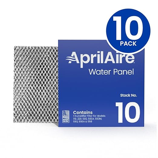 AprilAire 10 Water Panel Humidifier Filter Replacement for AprilAire Whole-House Humidifier Models 110, 220, 500, 500A, 500M, 550, 550A, 558 (Pack of 10) - Image 2