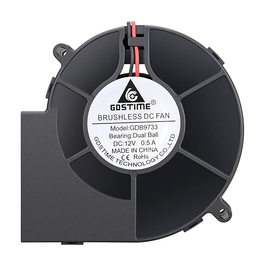 GDSTIME 97mm x 33mm DC Blower, 110V 220V AC Powered Fan 9733 with Variable Speed Controller for DIY Cooling Ventilation Exhaust Projects - Image 8