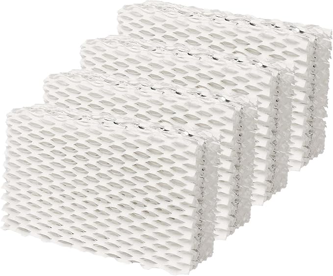 4 Pack Wf813 Eqwf813 Humidifier Filters Compatible with Equate Eqwf813 Eq-2119-Ul, Relion RCM-832 RCM-832N, ProCare PCCM-832N Cool Mist Humidifier Replacement Filter by GZJoSum