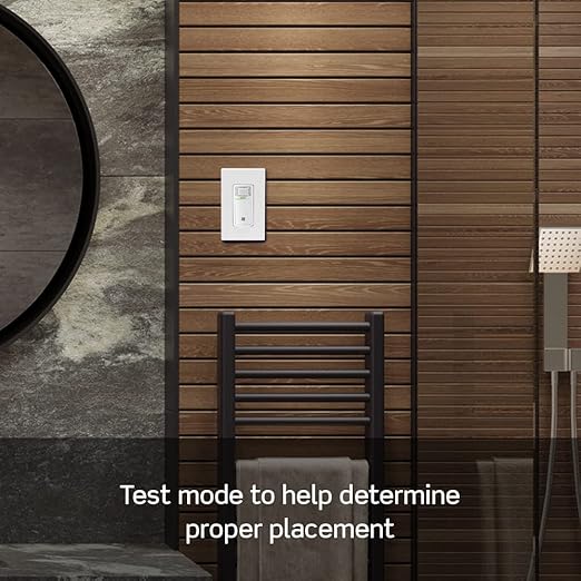 Leviton Humidity Sensor Switch for Bathroom Exhaust Fan, Automate Ventilation, Air Circulation, Moisture Control, ¼ HP, Single Pole, DHS05-1LT, Light Almond - Image 10