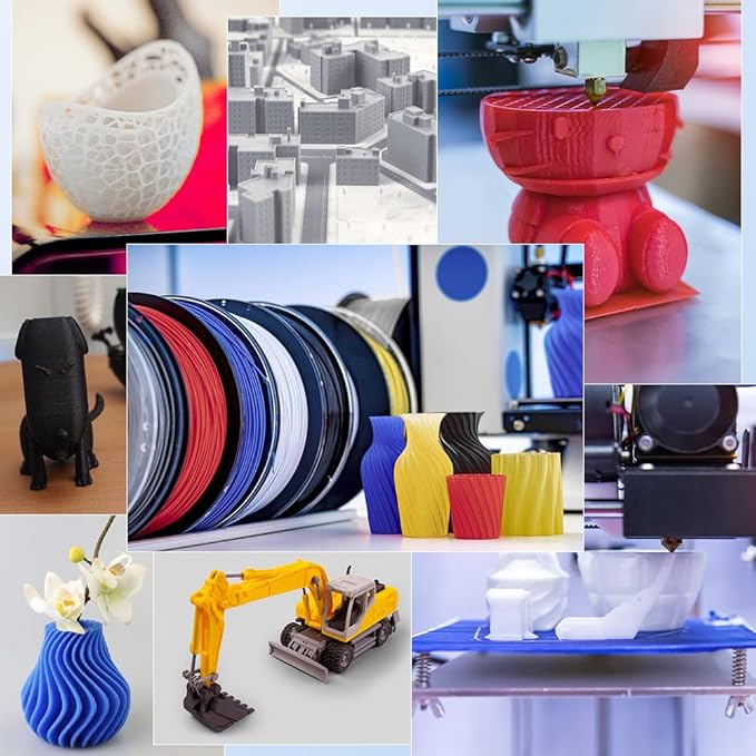 Creality ABS Filament 1.75mm, 3D Printer Filament, No-Tangling, Strong Bonding and Overhang Performance Dimensional Accuracy +/-0.02mm, 2.2lbs/Spool - Image 7