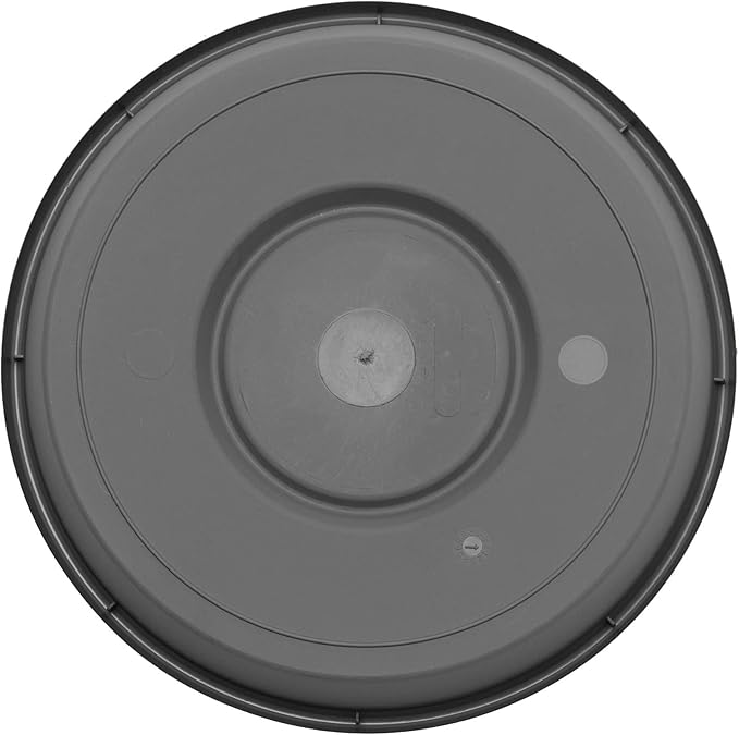 Bloem Terra Resin Saucer Tray: 15" Bottom Width - Charcoal Gray - Matte, Durable, Ribbed Bottom, Indoor and Outdoor, Fits 20" Terra Pots - Image 3