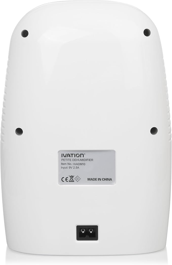 Ivation IVADM10 Powerful Small-Size Thermo-Electric Dehumidifier - for Smaller Room, Cupboard, Basement, Attic, Stored Boat, RV, Antique Car,White - Image 7