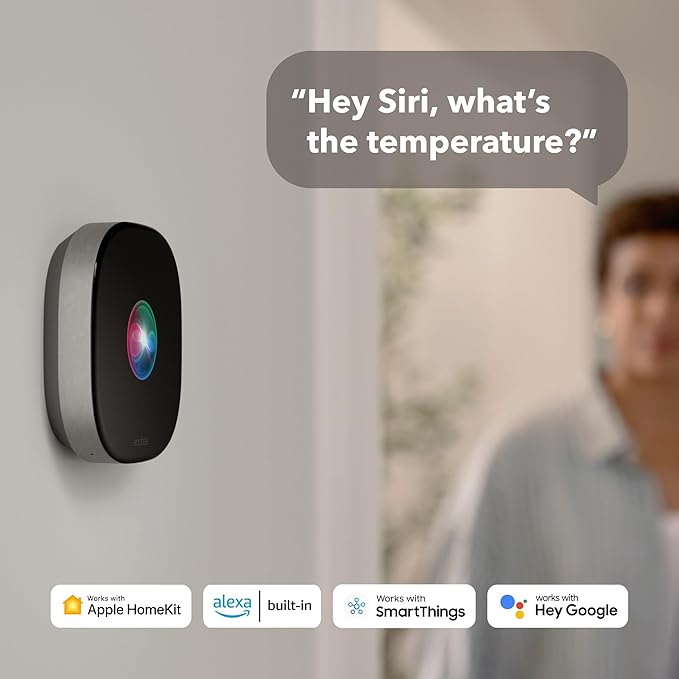 ecobee Smart Thermostat Premium with Smart Sensor and Air Quality Monitor - Programmable Wifi Thermostat - Works with Siri, Alexa, Google Assistant - Image 17