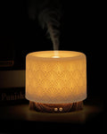Essential Oil Diffuser, 280ml Ceramic Aromatherapy Diffuser for Large Room, 2.4MHz Ultrasonic Cool Mist Diffuser Oil Machine, Quiet & Intelligent Aroma Diffuser for Home Office SPA Yoga by ONABOVIVA