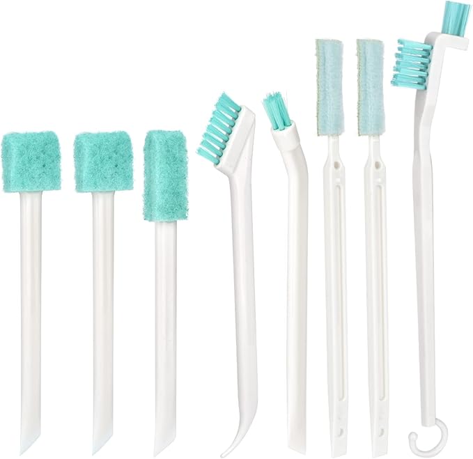 Small Cleaning Brushes for Household Cleaning Deep Detail Crevice Cleaning Tool Kit Tiny Scrub Cleaner Brush for Small Holes Corner Space Gaps Keyboard Bottle Window Seal Sill by Sankoly