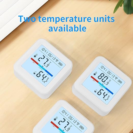 Smart WiFi Thermometer and Hygrometer – Temperature & Humidity Sensor with App Alerts, Data Logger, Backlit Display – Remote Temperature Monitor for Home, Greenhouse - Image 8