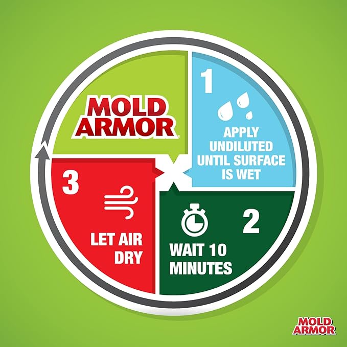 Mold Armor Mold Preventer, Disinfectant and Flood Cleanup, 1 gal., Control & Prevent the Growth of Mold and Mildew, Cleans without Bleaching, Ready to Use - Image 7