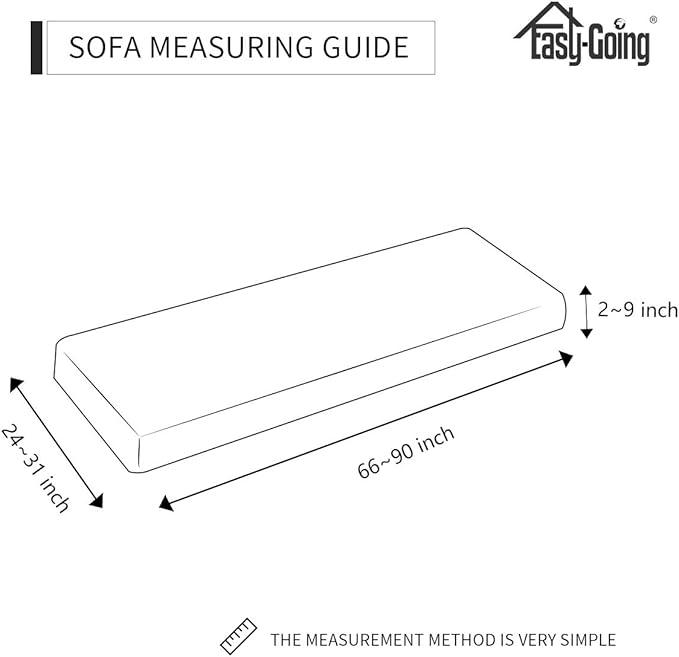 Easy-Going Stretch Cushion Cover Sofa Cushion Furniture Protector Sofa Seat Sofa Slipcover Sofa Cover Soft Flexibility with Elastic Bottom(Sofa Cushion, Silver Gray) - Image 4