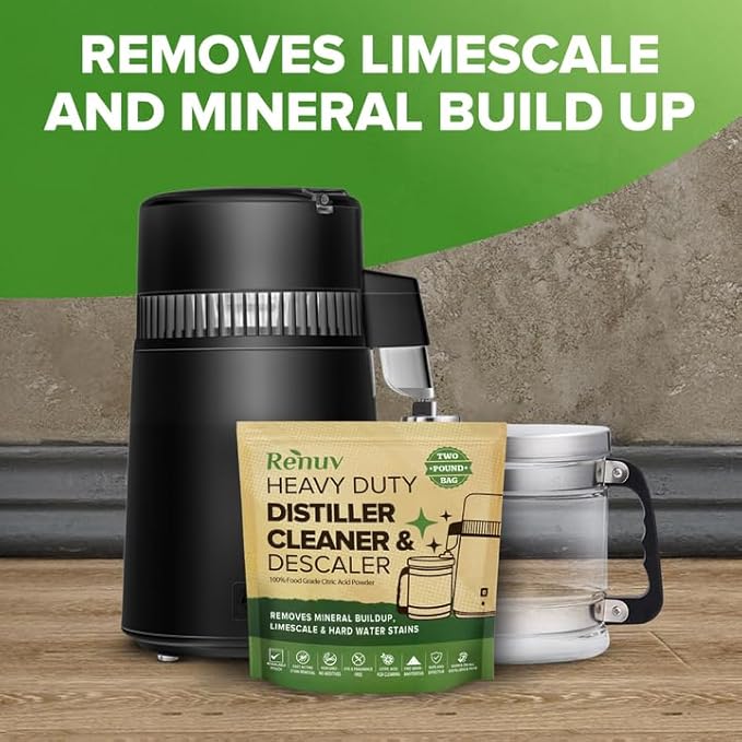 Citric Acid for Cleaning & Descaling Water Distillers, Kettles, Pots, Boilers, Dispensers, Citrus Acid Powder Descaler, Removes Limescale, Mineral Buildup, Hardwater Stains, Residue Fast 2LB Bulk - Image 2