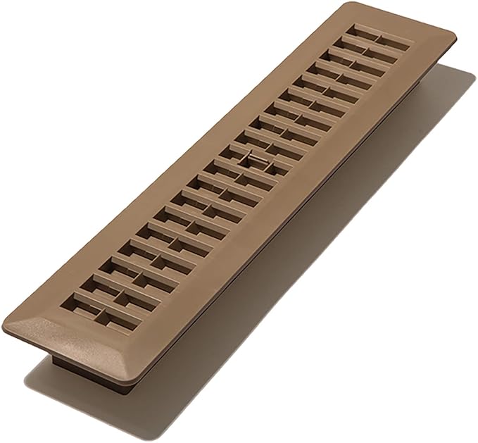 Decor Grates PL214-TA 2-Inch by 14-Inch Plastic Floor Register, Taupe by DecorGrates