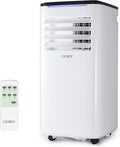 COBY Portable Air Conditioner 3-in-1 AC Unit, Dehumidifier & Fan, Air Conditioner 9,000 BTU Portable AC Unit for 400 Sq. Ft. with Remote Control, 24-Hour Timer, & Installation Kit by Coby