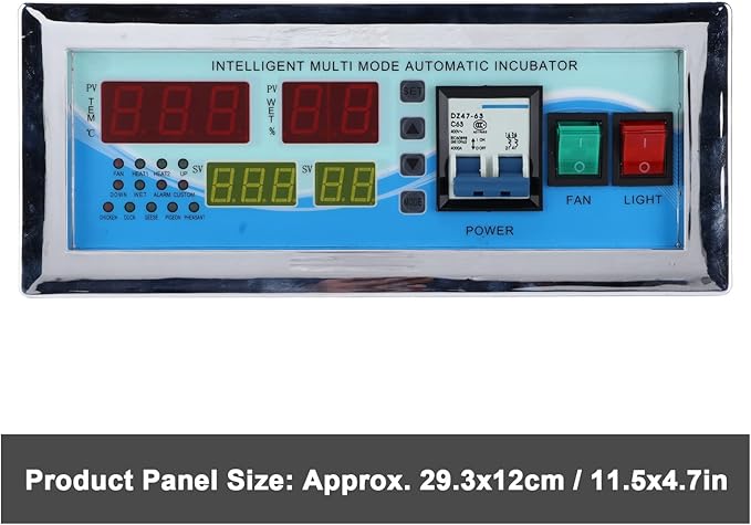 Egg Incubator Controller 110V Microcomputer Automatic Intelligent Temperature Humidity Control Thermostat for Chicken Quail Pigeons (#1) - Image 2