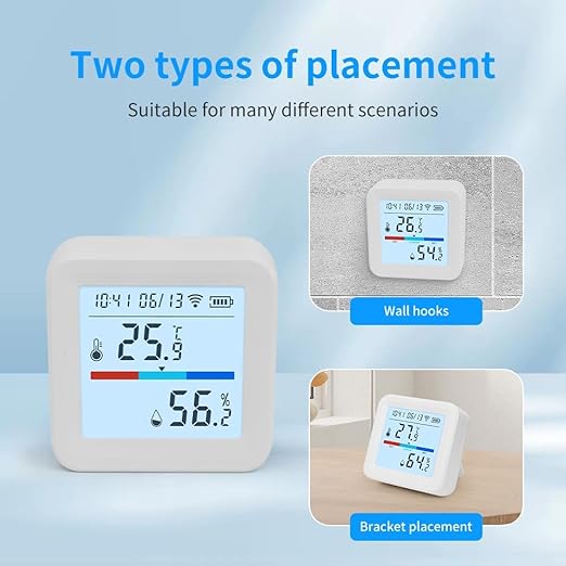Smart WiFi Thermometer and Hygrometer – Temperature & Humidity Sensor with App Alerts, Data Logger, Backlit Display – Remote Temperature Monitor for Home, Greenhouse - Image 5