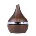 FULLBELL Cool Mist Humidifier, 300ML, 10-20 Hours Runtime, 7 Color Lights, 2 Modes, 24db Quiet, Black (Dark Brown-300ML) by FULLBELL