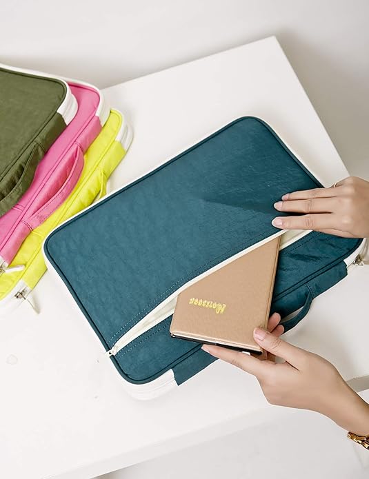 Document A4 Bag Case Waterproof Organizer Portfolio Office Travel Zipper Multi-Function Pouch - Image 6