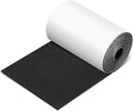Large Felt Furniture Pads 5 x 120 Inch Non Slip Self Adhesive Heavy Duty Cuttable Strip Roll Felt Sheet Tape for Protecting Hardwood Floors Chair Wall, Black by Fullhawl