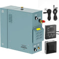 12KW Commercial Self-Draining Steam Generator Shower System Home Steam Bath Spa Generator 30 min to 12 Hours Auto Drain 95-131℉ for Suitable Space Heating 13 m³/460ft³（12KW） by Unknown