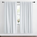 NICETOWN Living Room Darkening Curtain Drapes - (Cloud Grey Color) W62 x L72, Set of 2, Room Darkening Window Treatment Drapery Panels for Room Divider Garage Balcony Office by NICETOWN