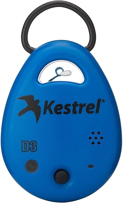 Kestrel Drop D3 Wireless Temperature, Humidity and Pressure Data Logger, Blue by NKKestrel
