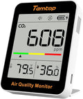 Temtop CO2 Monitor Indoor air Quality Monitor Portable CO2 Meter, CO2, Temperature, Humidity Home, Office or School by Temtop