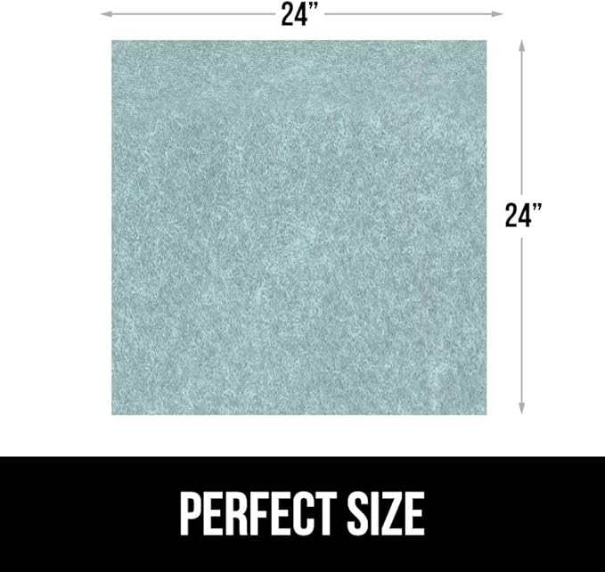 GORILLA GRIP LeakGuard Non-Adhesive Under Sink Mat for Kitchen Cabinet, Waterproof Quick Dry Shelf Liner, Durable Absorbent Felt Mats for Bathroom Sinks, Cabinets, Dresser, Easy Trim, 24x24 Spa Blue - Image 7