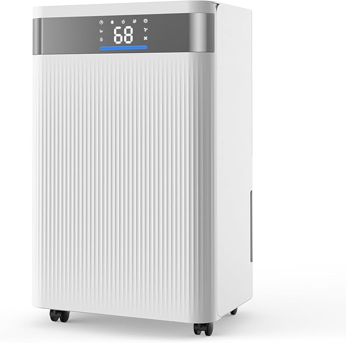 VEVOR 35 Pints Dehumidifier for Home & Basement, 2500 Sq.Ft Coverage, Drain Hose for Commercial & Industrial Use, Smart Humidity Control, Low Noise for Large Rooms, Warehouses, Bedrooms & Storage by VEVOR