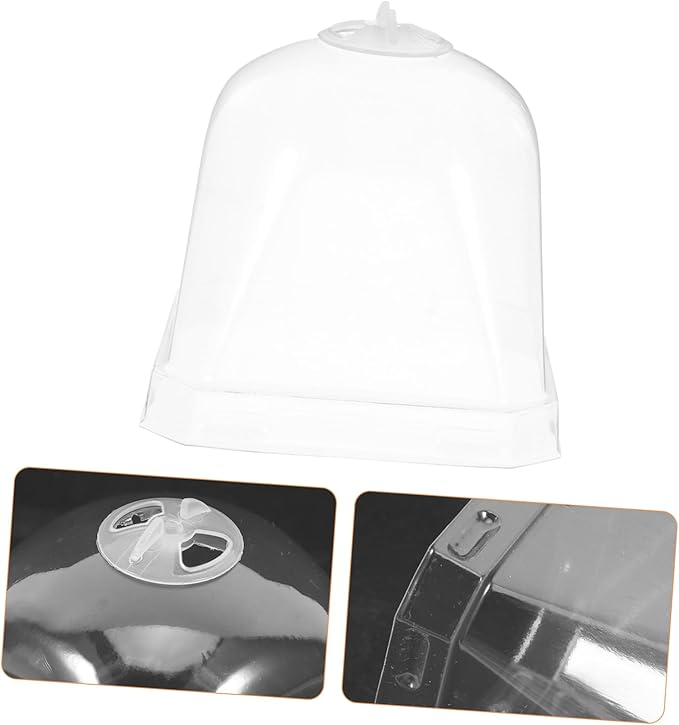 Mipcase 10pcs Plastic Cloche Dome for Plants Humidity Control Greenhouse Covers Reusable Bell Plant Covers for and Garden Accessories - Image 8