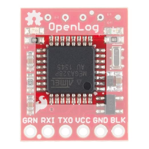SparkFun OpenLog Open-source data logger works over a simple serial connection Supports microSD FAT16/32 cards up to 32GB Configurable baud rates up to 115200bps Preprogrammed ATmega328 and bootloader - Image 6