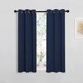 NICETOWN Blackout Draperies Curtains, All Season Thermal Insulated Solid Grommet Top Blackout Curtains/Drapes for Kid's Room (Navy, 1 Pair, 29 x 45 Inch) by NICETOWN