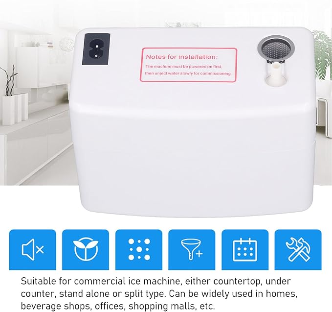 Condensate Pump, US 110V 60HZ Low Noise 200ml Water Tank Safety Switch HVAC Condensate Pump for Air Conditioners, Dehumidifiers - Image 4
