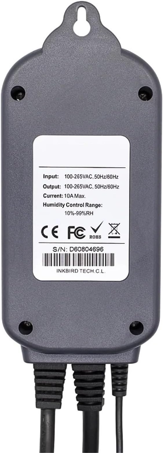 IHC-200 Pre-Wired Digital Dural Stage Humidity Controller, Dehumidification Humidifaction Control for Humidifier and Fan(AU Socket) - Image 4