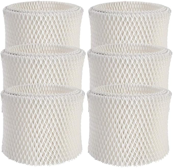 6-Pack Humidifier Wicking Filters Replacement Compatible for Honeywell HAC-504, HAC-504AW, HCM-350, HCM-300T, HCM-600, HCM-710, HCM-315T Series Humidifiers by ITidyHome