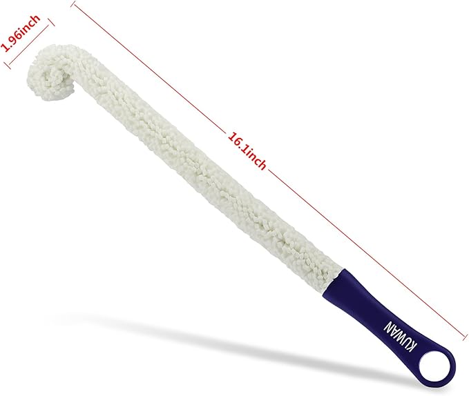 KUWAN Bottle Cleaning Brush Multi-Function Household Tools Flexible Bottle Scourer for Some Decanters, Goblets, Glasses, Cups (Long) - Image 3