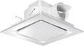 Bathroom Exhaust Fan 12" Panel Ultra Quiet without Light（10x10 Mount）, 1.0 Sone 130CFM, 4" Duct for Bathroom/Garage/Home by Orsong