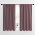 NICETOWN Kitchen Curtains, Short Blackout Curtains & Drapes, Home Decoration Privacy Thermal Insulated Curtains for Unicorn Theam Room (Dry Rose, 42" Wide, 54" Long, 2 PCs) by NICETOWN