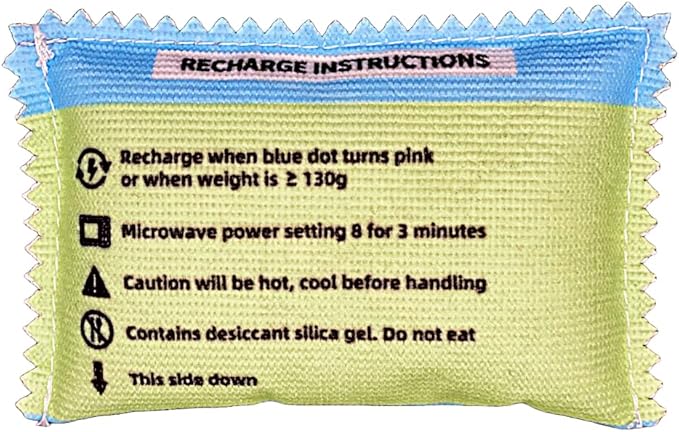 100g Rechargeable Desiccant 3 Pack - Ultimate Moisture Absorbing Bags | Rechargeable Silica | Protects Valuables from Rust, Corrosion & Humidity | Easy to Use - Image 2