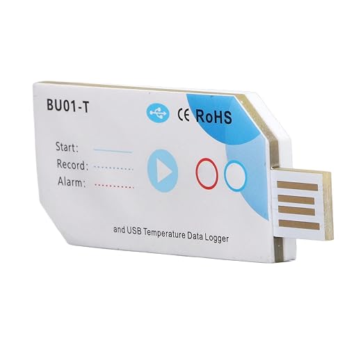 USB Temperature Humidity Data Logger, Disposable ABS USB Recorder with PDF Report, 32000 Data Points for Refrigeration Logistics - Image 4