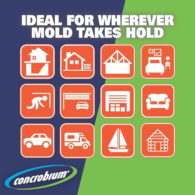 Concrobium Mold Control Aerosol, 14.1 oz – Eliminates & Prevents Mold – EPA Registered, Bleach-Free, Odorless, VOC-Free – For Indoor & Outdoor Surfaces, Mid-Sized Jobs, and Hard-to-Reach Areas - Image 2